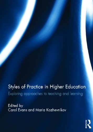 Styles of Practice in Higher Education (2013)<br /><a href='http://socialsciences.exeter.ac.uk/education/staff/index.php?web_id=carol_evans'>Carol Evans</a> and Kozhevnikov, M. (eds)