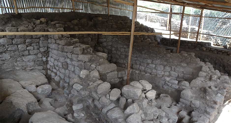 Houses excavated in Harlaa, Ethiopia, dated to mid-11th to early 13th centuries and presented as a site museum (photo. T. Insoll)
